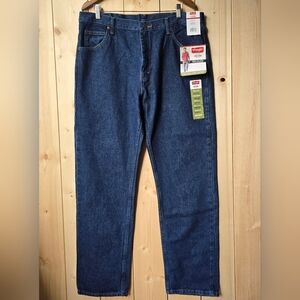 Wrangler Five Star Premium Denim Comfort Regular Fit Jeans Mens 38X32 NWT